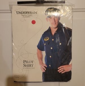 One size pilot shirt costume